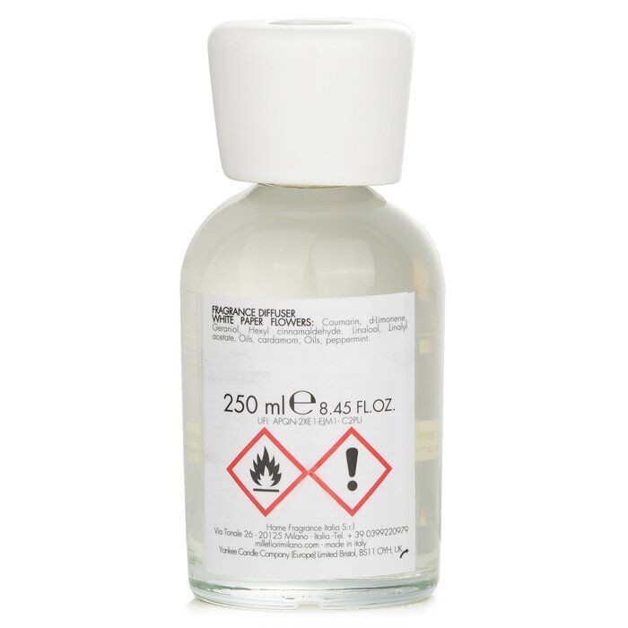 Millefiori Natuurlijke Geurverspreider - Witte Papieren Bloemen 250ml