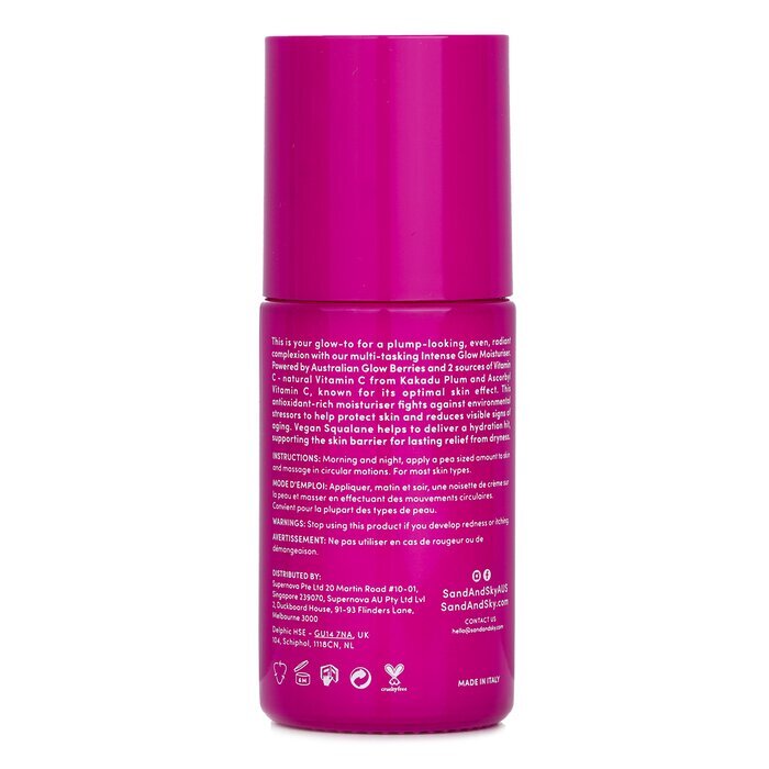 Sand & Sky Australian Glow Berries Intense Glow Moisturiser - Voedend + Gladmakend 60ml/2.12oz