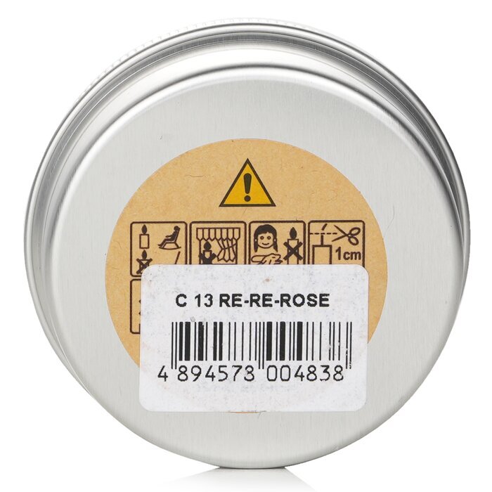 Carroll & Chan 100% bijenwas mini blikkaars - # Rood, rode roos (verse rozen en Aziatische oudh) 1 stuks