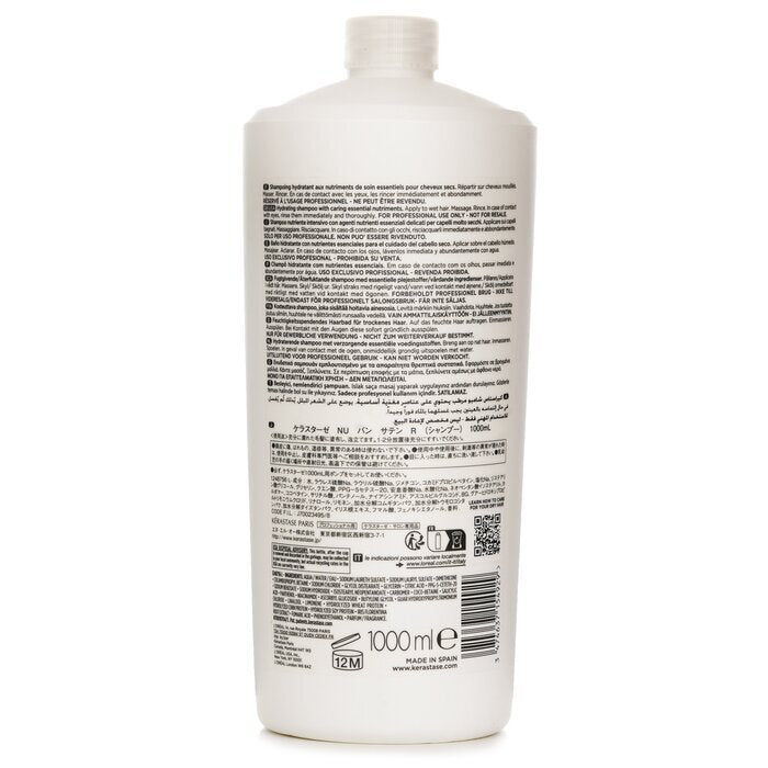 Kerastase Nutritive Bain Satin Hydrating Shampoo With Essential Nutriments (Dry Hair) 1000ml