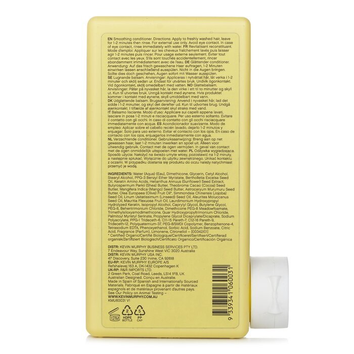 Kevin Murphy Smooth.Again.Rinse (Gladmakende conditioner - voor dik, stug haar) 250 ml/8,4 oz