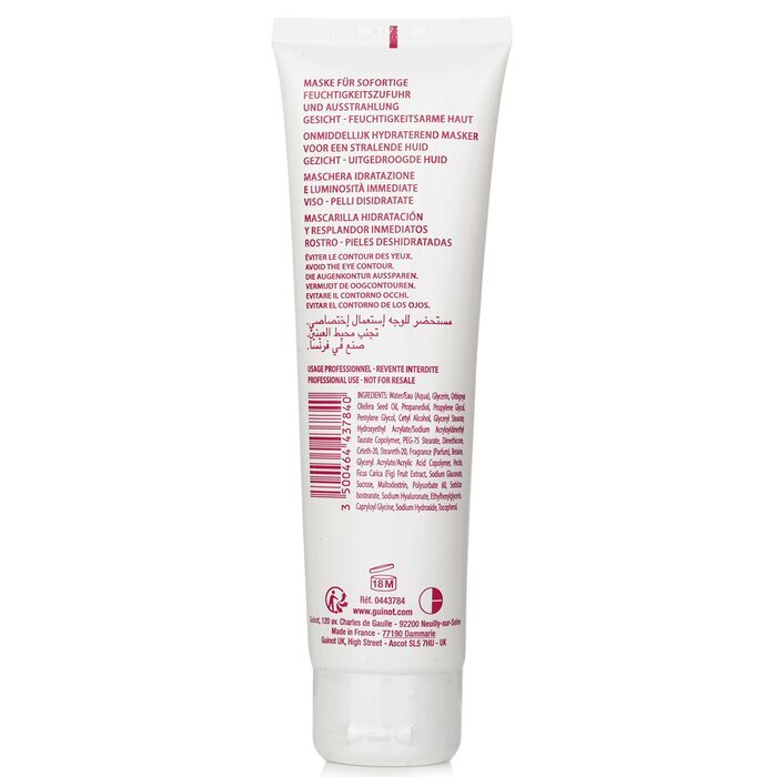 Guinot Hydra Beaute Instant Moisture And Radiance Mask (voor een gedehydrateerde huid) 150 ml/4,4 oz