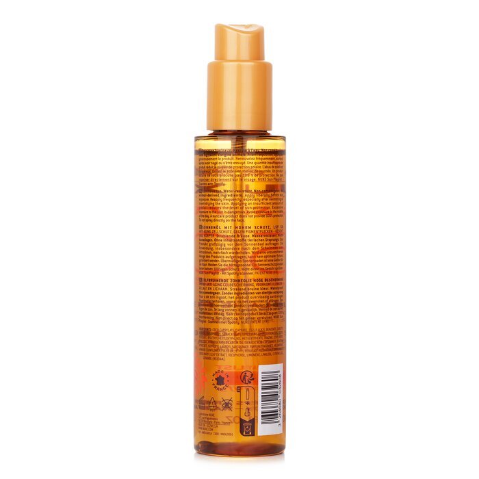 Nuxe Sun Tanning Sun Oil High Protection SPF50 (For Face & Body) 150ml