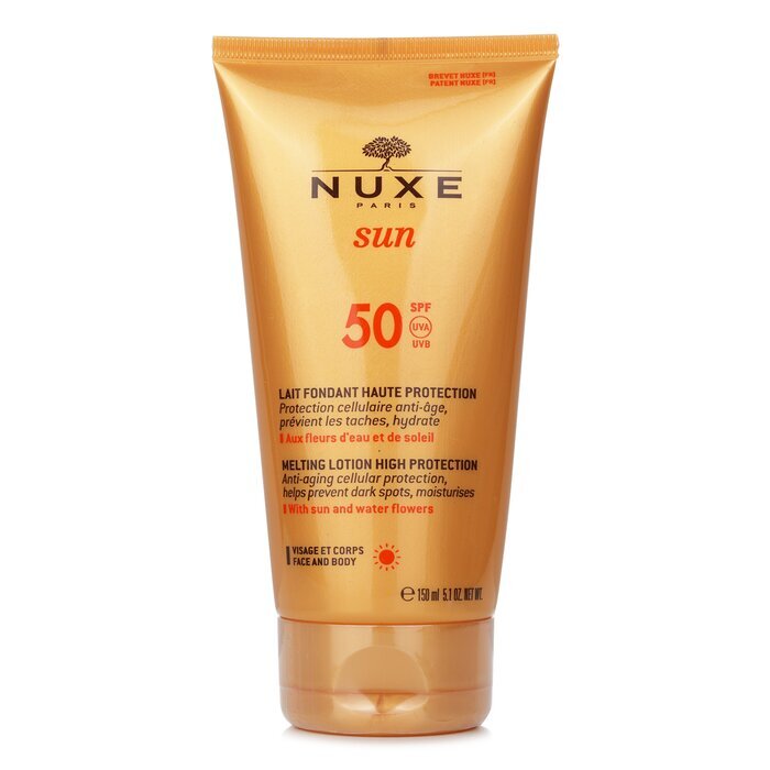 Nuxe Sun Melting Lotion Hoge Bescherming Spf50 Gezicht 150ml