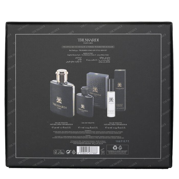 Trussardi Uomo Life Style Mini Coffret 3st