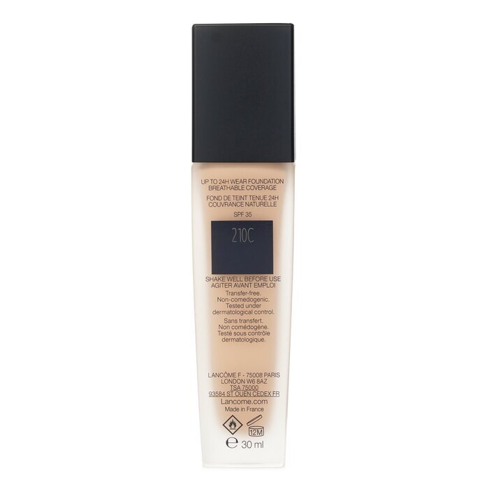 Lancome Teint Idole Ultra Wear Foundation, ademende dekking, tot 24 uur lang, SPF 35 - 210C, 30 ml