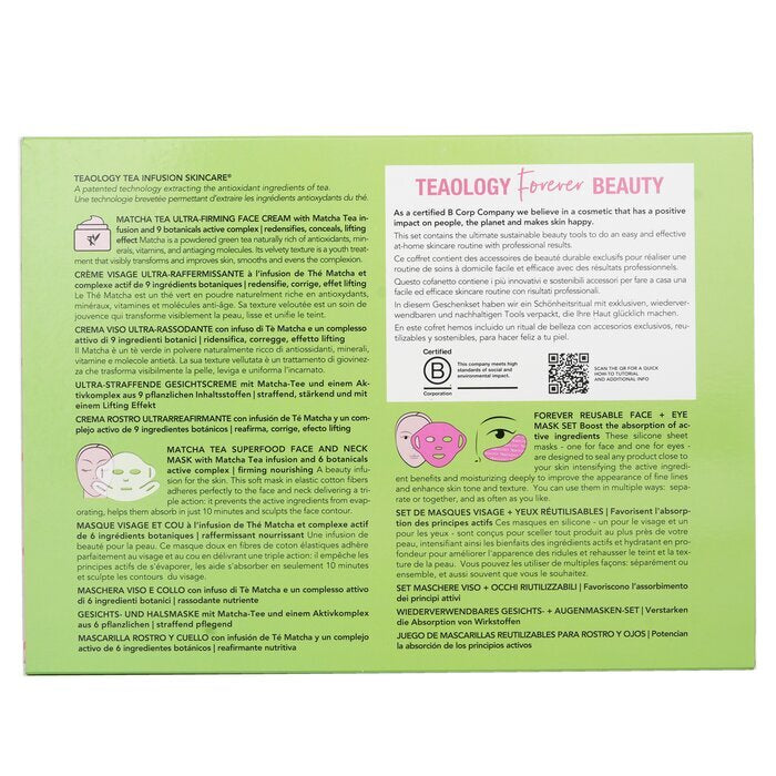 Teaology Matcha Tea Firming Forever Beauty Ritual Set 3-delig