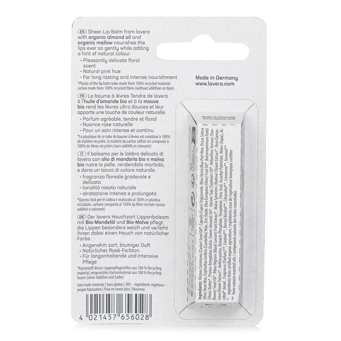 Lavera pure lippenbalsem 4,5 g/0,1 oz