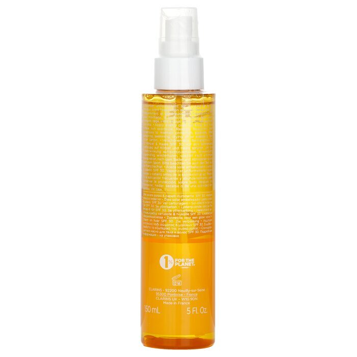 Clarins Glowing Sun Body Oil Hoge Bescherming SPF 30 150ml/5oz
