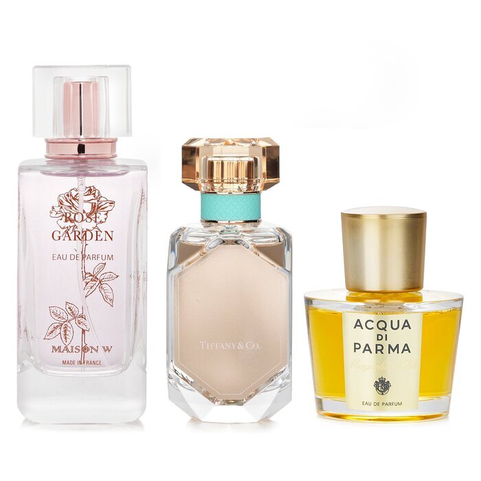 Maison W x Acqua Di Parma x Tiffany & Co.-Rose & Magnolia Nobile Eau De Parfum Spraybundel 3 stuks