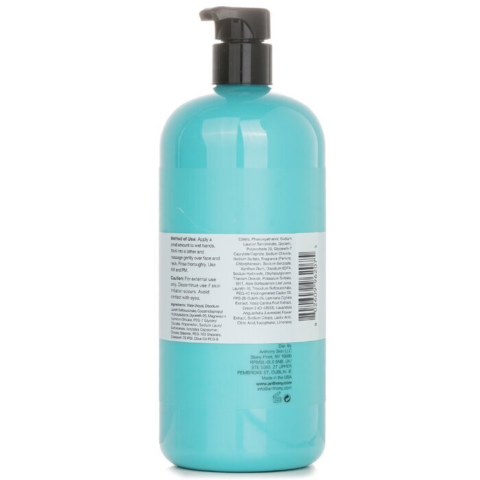 Anthony Logistics For Men Algae Facial Cleanser (Normale tot Droge of Gevoelige Huid) 946ml