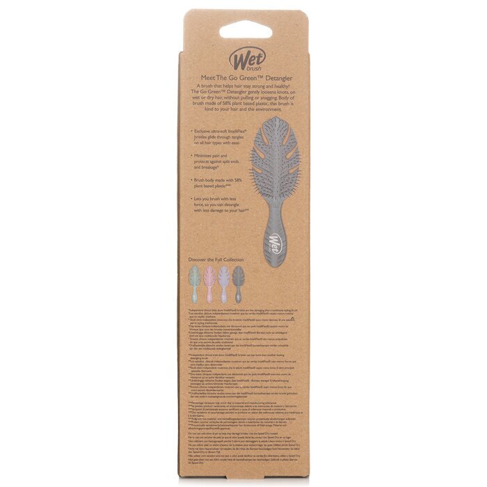 Wet Brush Go Green Detangler Grijze Haarborstel 1 st