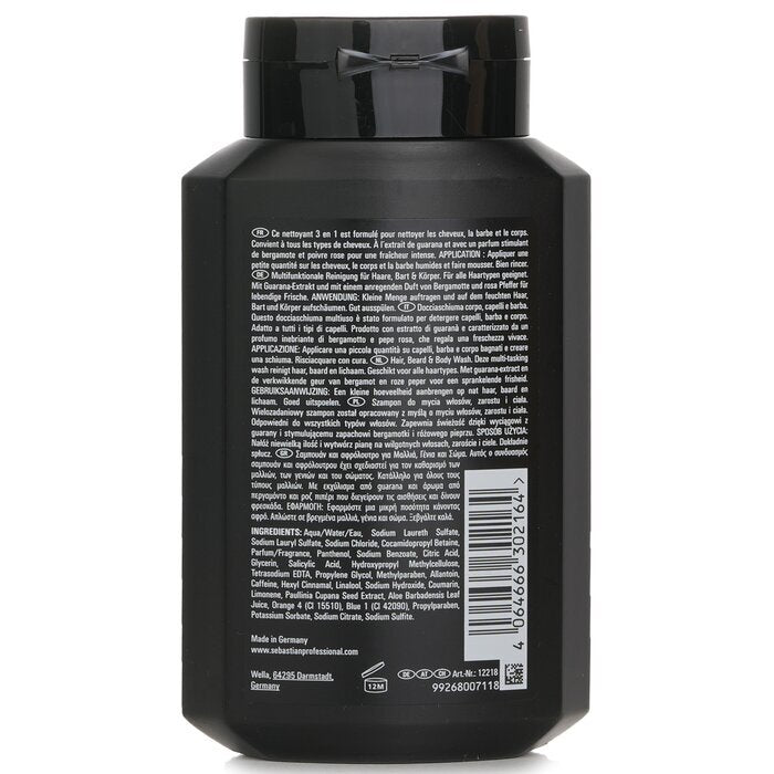 Sebastian Seb Man The Multitasker Haar-, Baard- & Lichaamswas 250ml
