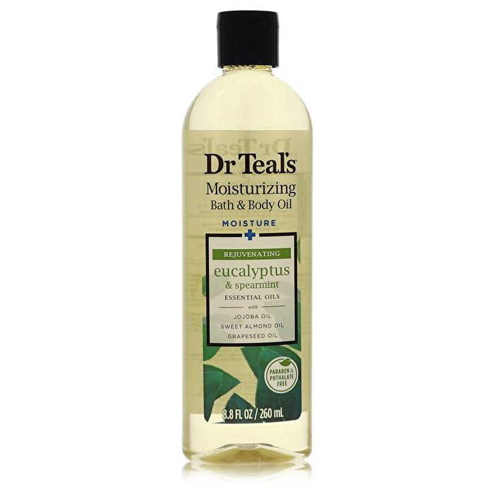 Dr Teal's Dr Teal's Badadditief Eucalyptusolie Pure Epson Zout Lichaamsolie Ontspanning & Verlichting met Eucalyptus & Spearmint 260ml/8.8oz