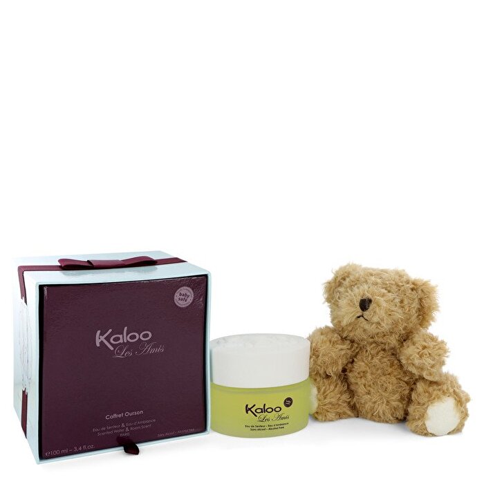 Kaloo Kaloo Les Amis Eau De Senteur Spray / Kamergeurspray (Alcoholvrij) + Gratis Fluffy Bear 100ml/3.4oz