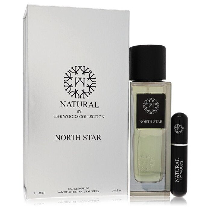 The Woods Collection The Woods Collection Natural North Star Eau De Parfum Spray met mini navulbare spray (unisex) 100 ml/3,4 oz