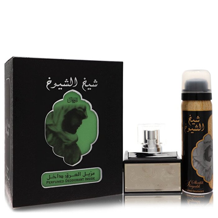 Lattafa Lattfa Sheikh Al Shuyukh Eau De Parfum Spray met Deodorant Spray 50ml/1.7oz