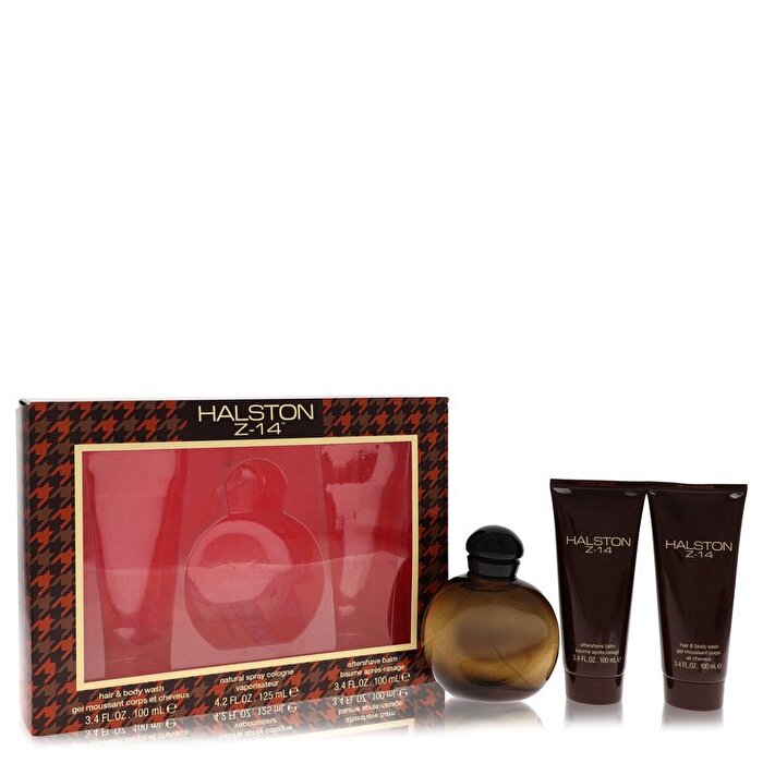 Halston Halston Z-14 Gift Set - Cologne Spray + 3,4 oz Aftershave Balsem + 3,4 oz Haar- en Lichaamswas