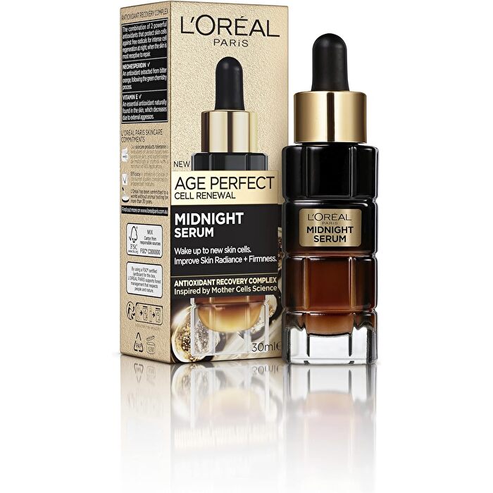 L'Oréal Paris, Gezichtsserum, Beschermend & Herstellend, Age Perfect Celvernieuwing, 30 ml