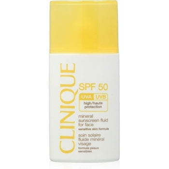 Clinique Mineral Sunscreen Fluid voor gezicht SPF50 hoge bescherming - gevoelige huid 30 ml