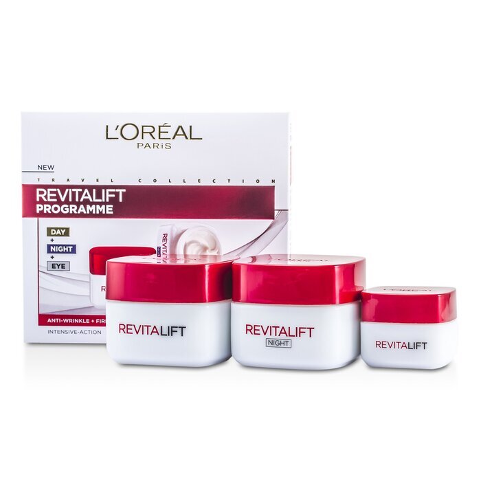L'oreal Advanced Revitalift Program Oogcrème 15ml/dag Crème 50ml/nacht Crème 50ml 115ml