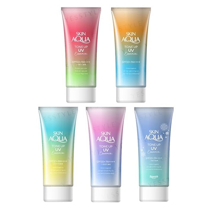 Rohto Skin Aqua Tone Up UV Essence - Latte Beige 80g