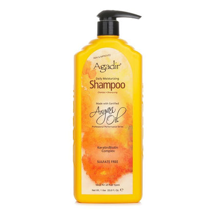 Agadir Argan Oil Daily Moisturizing Shampoo (For All Hair Types) 1000ml/33.8oz