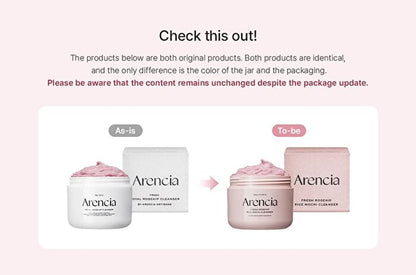 Arencia Fresh Rosehip Rice Mochi Cleanser 120g