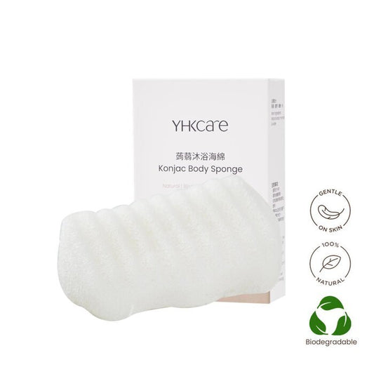 YHKCARE Konjac Body Sponge (Pure) 1 pc