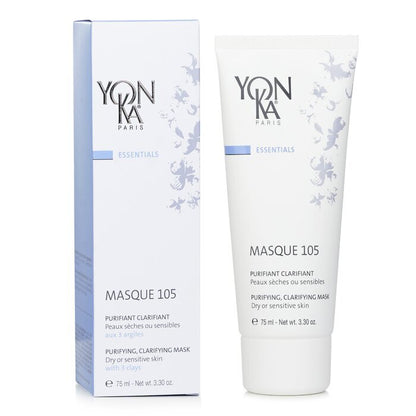 Yonka Essentials Masque 105 - Purifying Clarifying Mask (Dry Or Sensitive Skin) 75ml/3.3oz