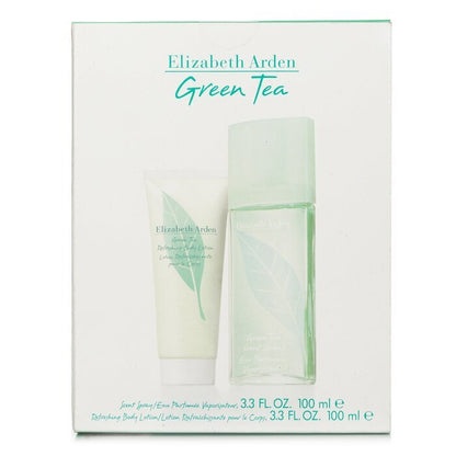 Elizabeth Arden Green Tea Coffret: Eau Parfumee Spray 100ml + Refreshing Body Lotion 100ml 2pcs