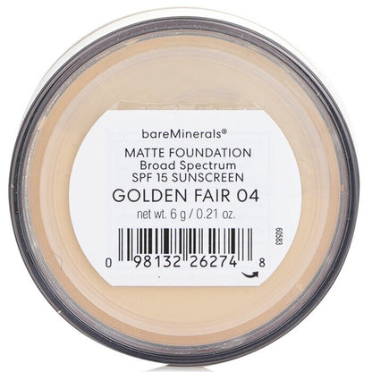 BareMinerals Matte Foundation Broad Spectrum SPF15 - Golden Fair 6g/0.21oz