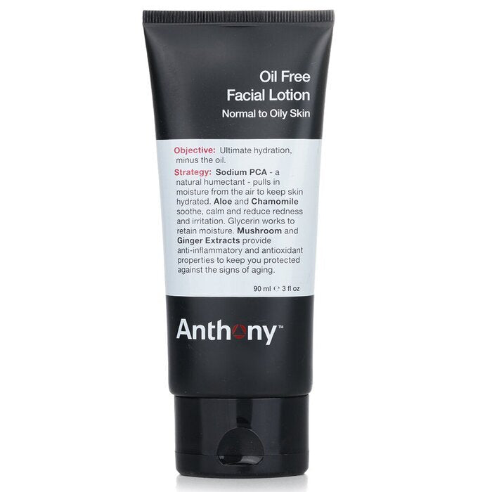 Anthony Logistics For Men Oil Free Facial Lotion (Normal To Oily Skin) 90ml/3oz