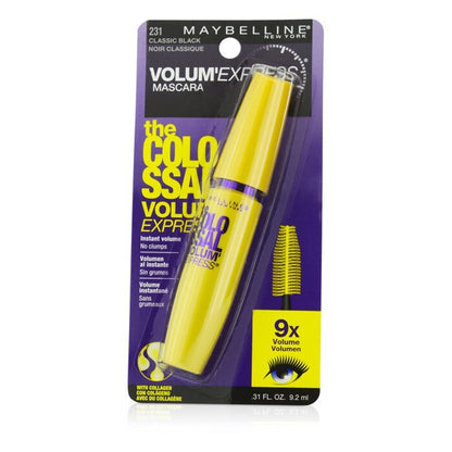 Maybelline Volum' Express The Colossal wasbare mascara - #Classic Zwart 9,2 ml/0,31 oz