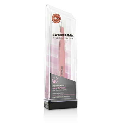 Tweezerman Slant Tweezer - Fashion Color Geranium (Studio Collectie)