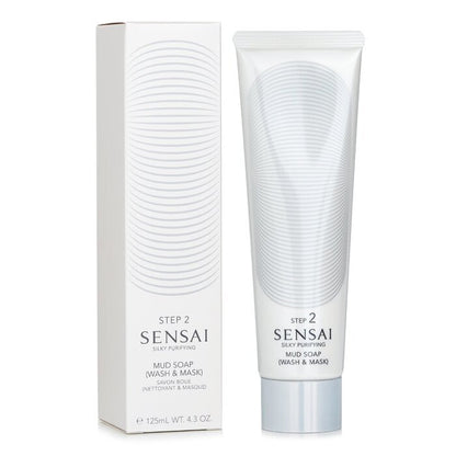 Kanebo Sensai Silky Purifying Mud Soap - Wash &amp; Mask (nieuwe verpakking) 125 ml
