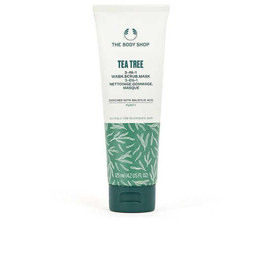 The Body Shop Tea Tree 3-in-1 wasscrubmasker 125 ml