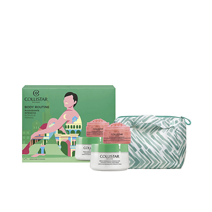 Collistar Body Routine Intensive Firming Set Cream Plus 400ml / verstevigende Thalasso-scrub 150ml / reistas 550ml