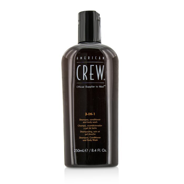 American Crew Men 3-IN-1 Shampoo, Conditioner &amp; Body Wash 250ml/8.4oz