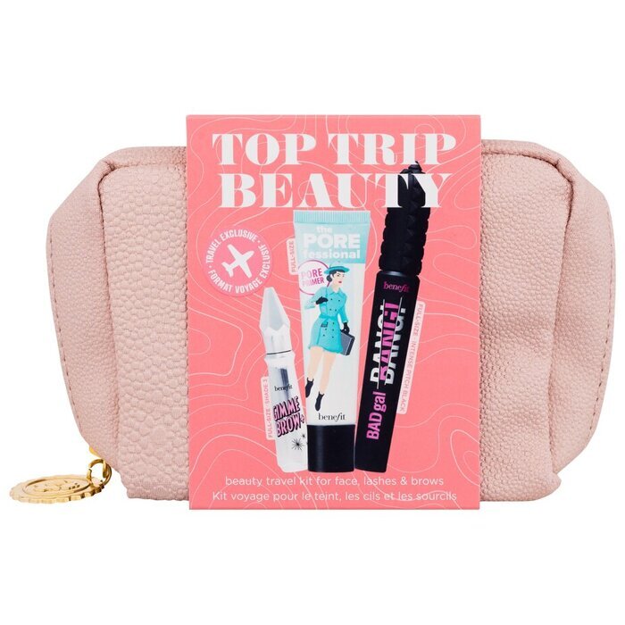 Benefit Top Trip Beauty Set Porefessional Primer 22ml/badgal Bang! Mascara 8 5gr/gimme Brow+ #3 3gr/zakje 33,5ml