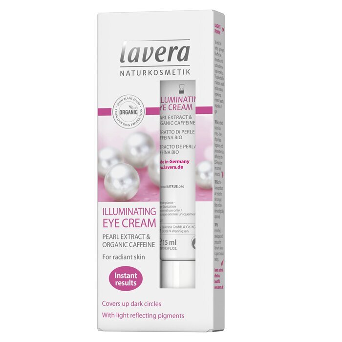 Lavera Organic Pearl Extract & Caffeine Illuminating Eye Cream 15ml/0.5oz