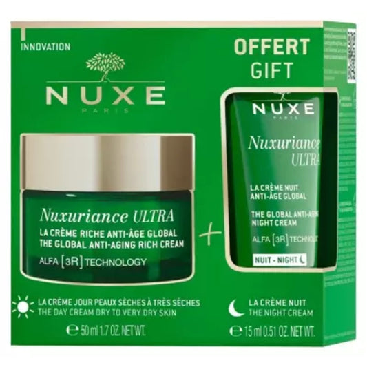 Nuxe Nuxuriance Ultra Set Anti-aging Rijke Crème 50ml/anti-aging Nachtcrème 15ml 65ml