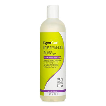 DevaCurl Ultra Defining Gel (Strong Hold No-Crunch Styler - Define & Control) 355ml/12oz