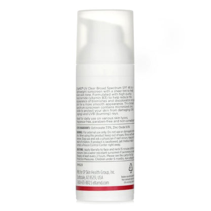 EltaMD UV Clear Facial - For Skin Types Prone To Acne, Rosacea & Hyperpigmentation - Tinted(Random Packaging) 48g