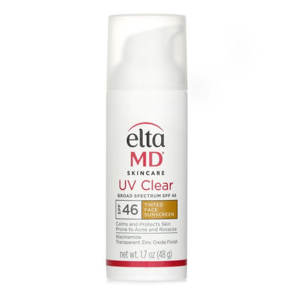 EltaMD UV Clear Facial - For Skin Types Prone To Acne, Rosacea & Hyperpigmentation - Tinted(Random Packaging) 48g