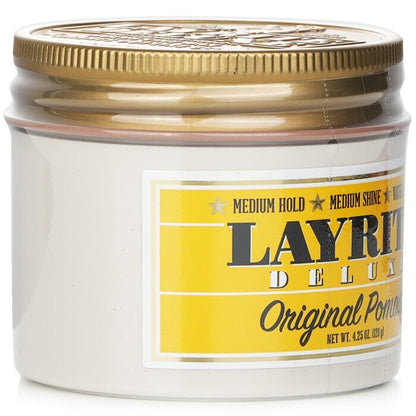 Layrite Original Pomade (Medium Hold, Medium Shine, Wateroplosbaar) 120g/4.25oz