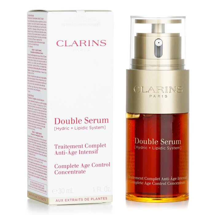 Clarins Double Serum (Hydric + Lipidic System) Complete Age Control Concentrate 30ml/1oz