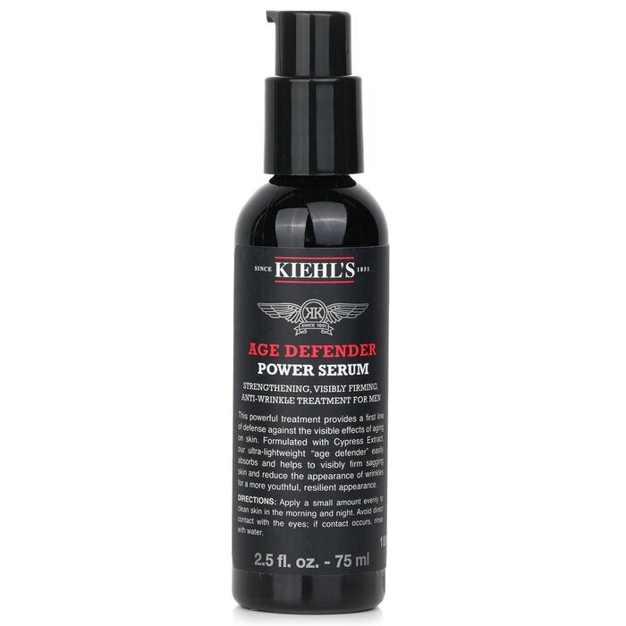 Kiehl's Age Defender Power Serum Versterkende, Zichtbaar Verstevigende Anti-Rimpelbehandeling Voor Mannen 75ml