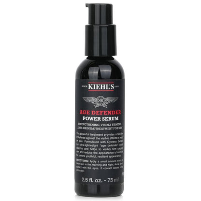 Kiehl's Age Defender Power Serum Versterkende, Zichtbaar Verstevigende Anti-Rimpelbehandeling Voor Mannen 75ml