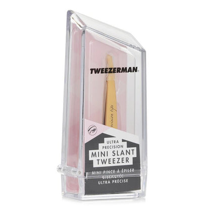 Tweezerman Mini Slant Tweezer Ultra Precision (met tincoating) (Studiocollectie)